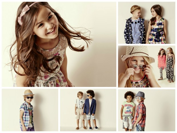 Matalan Kidswear SS15 collage