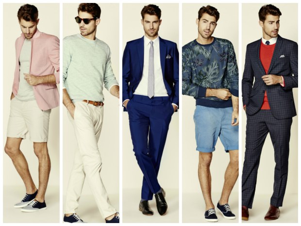 Matalan Menswear SS15 collage
