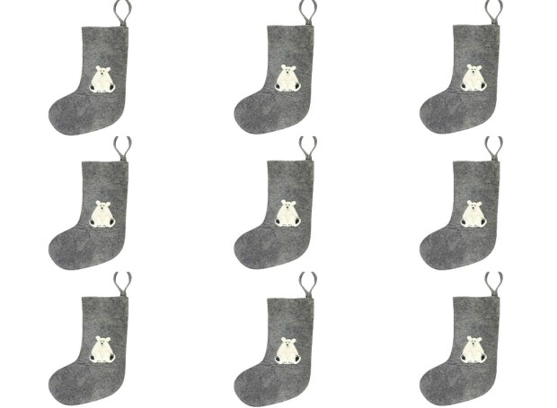 9 Polar bear stockings