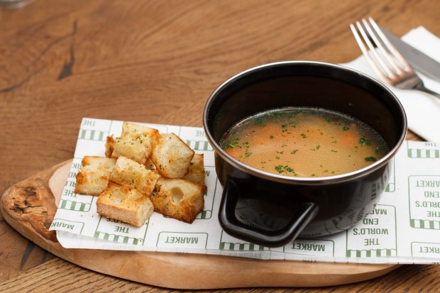 Chicken broth picture - use