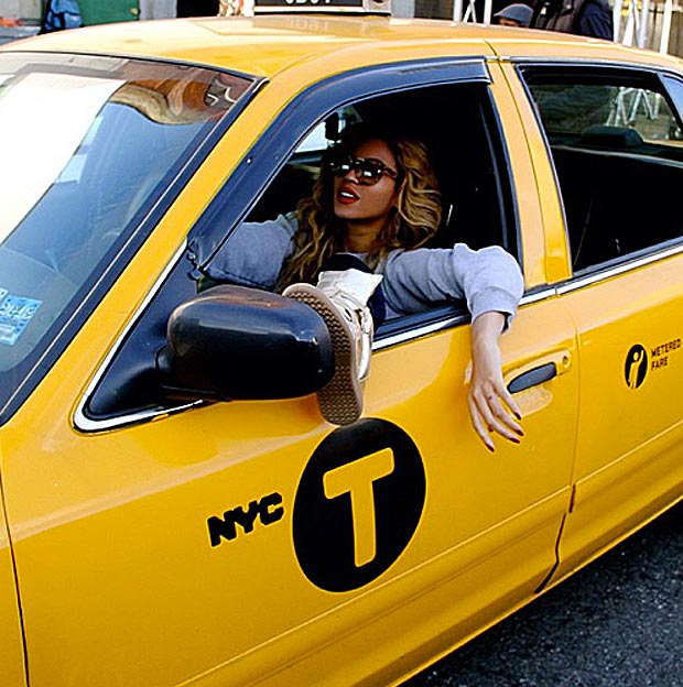 Beyonce driving 1