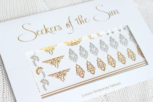 seekers of the sun temporary tattoos