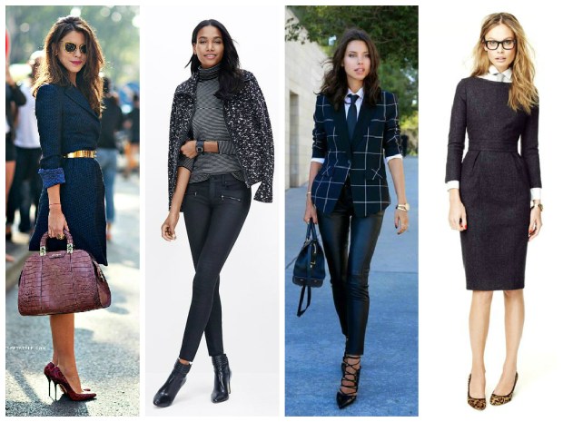Power dressing collage
